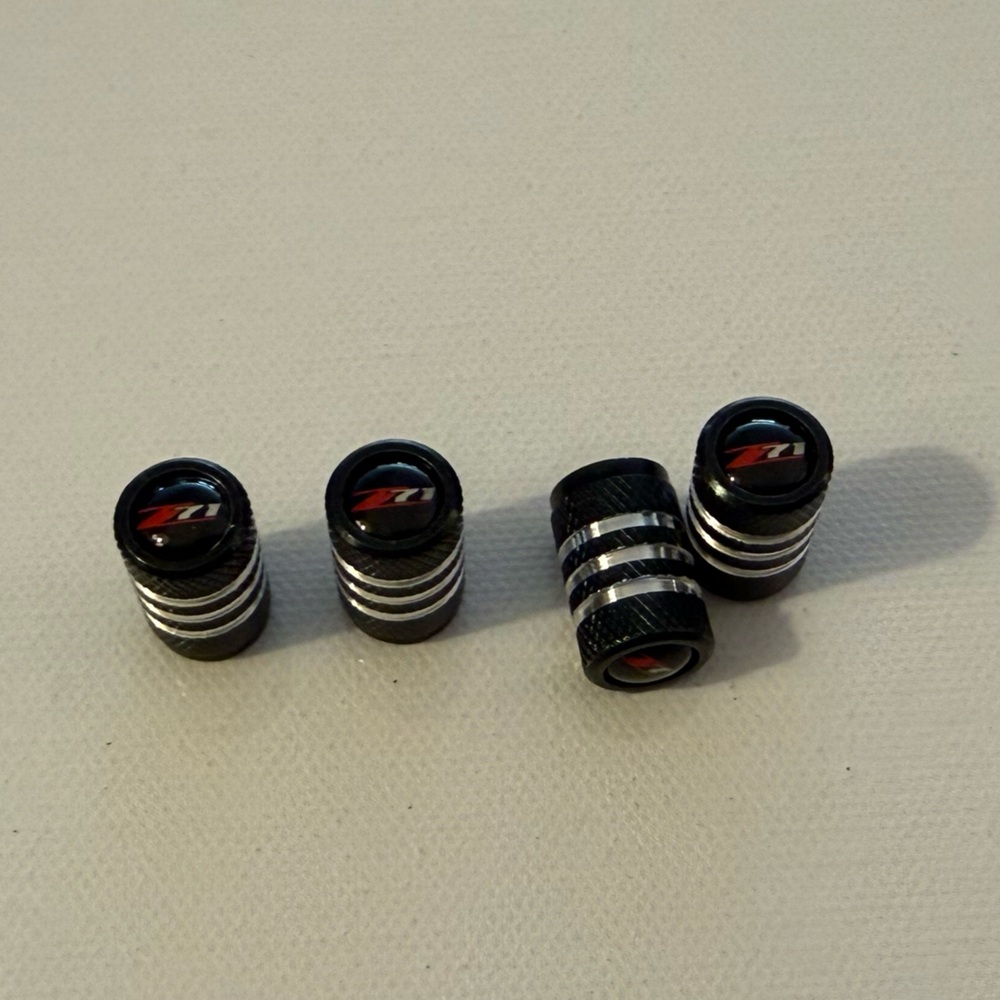 Z71 Chevrolet Valve Stem Caps in Black Set of 4 NWT